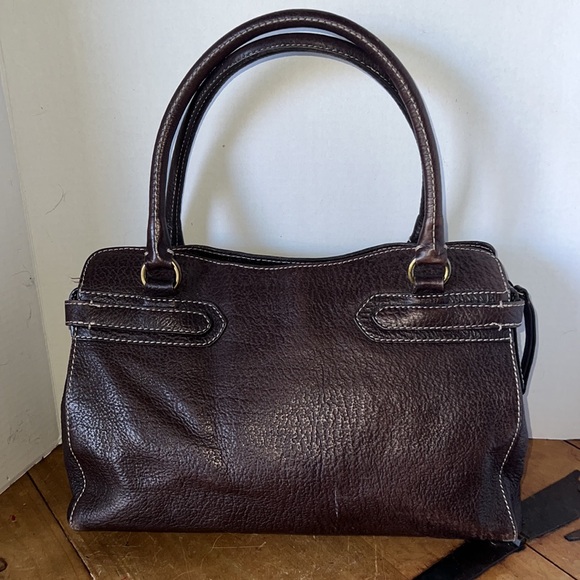 Vintage Sondra Roberts Pebbled Leather Handbag - Picture 5 of 9